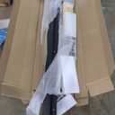 Mellow Naturalista Classic 12 Inch Solid Wood Platform Bed with Wooden Slats, Full, Black