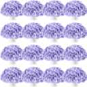 Tigeen 100 Pcs Hydrangea Artificial Flowers Bulk 7.48 Inch Artificial Hydrangeas with Removable Stems Faux Flowers Wedding Decor for Home Garden Party Decoration DIY Project (Orchid)
