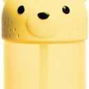 Munchkin Gentle Transition Honey Bear Straw Cup for Babies and Toddlers 6 Months and Up, Squeezable Sippy Bottle for Easy Drinking, 9 Ounce, Yellow