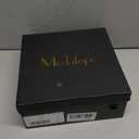 Modatope Knee High Boots Women Square Toe Tall Boots Kitten Heel Long Boots Side Zipper Dress Fashion Boots (7.5, Black Pu)