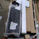 Zevemomo 6-Piece Solid Wood Dining Table Set, Including 1 Dining Table, 4 Upholstered Chairs and 1 Bench, Wooden Legs Dining Table Set for Dining Room, Kitchen, Restaurant, Brown