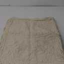 MarCielo 2-Piece 100% Cotton Quilted Pillow Shams Embroidered Farmhouse Pillow Shams (Standard, Natural Beige)