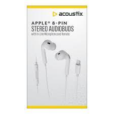 Acoustix Earbuds Mix With Lightning Connector, 2 Pcs