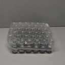 Tosnail 36 Pack 2.7 Oz Small Plastic Spice Bottles with Black Shaker Lids and Labels, Empty Plastic Jars with Lids, Seasoning Shaker Containers for Travel, Camping, Glitter, Gift, Party Favors - Clear