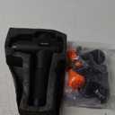 TOLOCO Massage Gun Deep Tissue, Percussion Massage Gun with 10 Replacement Heads, Super Quiet Portable Electric Massager for Athletes, Relax, Black