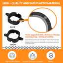 Mounts Clips for Govee Pro Permanent Outdoor LED Lights H706, Bracket Holder for Govee Pro Version Outdoor LED Light (Black, 40