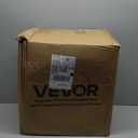VEVOR Saddle Stool with Back Support Footrest, 500 lbs Weight Capacity, Height Adjustable, Quiet Casters, PU Leather Seat, 360 Swivel Saddle Stool Rolling Chair for Salon, Spa, Bar, Medical, Black