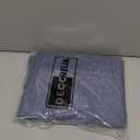 Waterproof Round Tablecloth for Round Dining Table, Decorative Rustic Soft Wipeable Table Cloths Cover Indoor Outdoor Use for Holiday,Wedding, Kitchen (70 Inch,Round (4-6 Seats),Denim Blue)