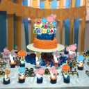 Amazing Cartoon World of Gumball Birthday Party Supplies Pack Includes Backdrop Cake Toppers Balloons for Cartoon Gumball party supplies