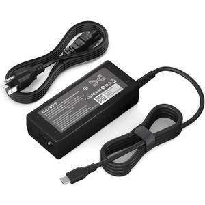 Replacement 65W USB C Laptop Charger Compatible with HP Chromebook and All 65W USB Type C Power Adapter