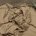 Masaca Pumpkin Color Comforter Queen Size(90"x95"),Shabby Boho Queen Bedding Ruched Comforter Set,3Pcs Ultra Soft Fluffy Brown Orange Ruffle Comforter Sets for Queen Bed