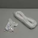 Chapou SPT-2 100 ft 18/2 Wire Electrical Wire with 6 Plugs 18 Gauge for LED Lighting Strip Lamp, Lamp Extension Cable, Residential Outdoor Commercial Industrial, White