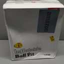 QPAU 3-in-1 Inflatable Bounce House for Toddlers 1-3, Ball Pit & Trampoline, Inflatable Bouncy House with Pump, Safety Net, Indoor & Outdoor Bubble Bouncer Baby Play Yard