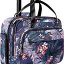 VANKEAN Rolling Laptop Case for Women, Premium Travel Bag Fits Up to 15.6 Inch Laptop Carry on Briefcase Water-Proof Overnight Computer Bags with RFID Pockets (Multicolor)