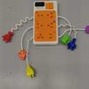 Plug Outlet Busy Board for 1 Year Old, Airplane Car Travel Toys for Baby, Montessori Power Strip Educational Toy with Light & Sounds, Best Gift for Toddlers 1-3