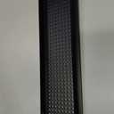 PATIKIL 14 x 3 Inch Door Air Vent Cover, Aluminum Grille Ventilation Cover Louvered Diamond Hole with Mounting Screws for Cabinet Wardrobe Door, Black