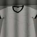 Poroka Girls Short Sleeve Shirt V-Neck Tee with Ribbed Trim Plain T-Shirts Soft Fashion Summer Tops for Girls, 7-14 Years White