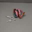 QearFun Kids Cat Ear Bluetooth Headphones, 60H Playtime, 74/85/94dB Safe Volume Limit, Metallic Gradient Wireless Headset with Mic, Fast Charging, Foldable, Wired Mode for Girls School/Tablet/Travel