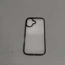 HOOMIL Case for iPhone 17 6.3-Inch, Non-Yellowing, Drop Protection, Anti-Scratch Transparent Hard Back Phone Cover - Black