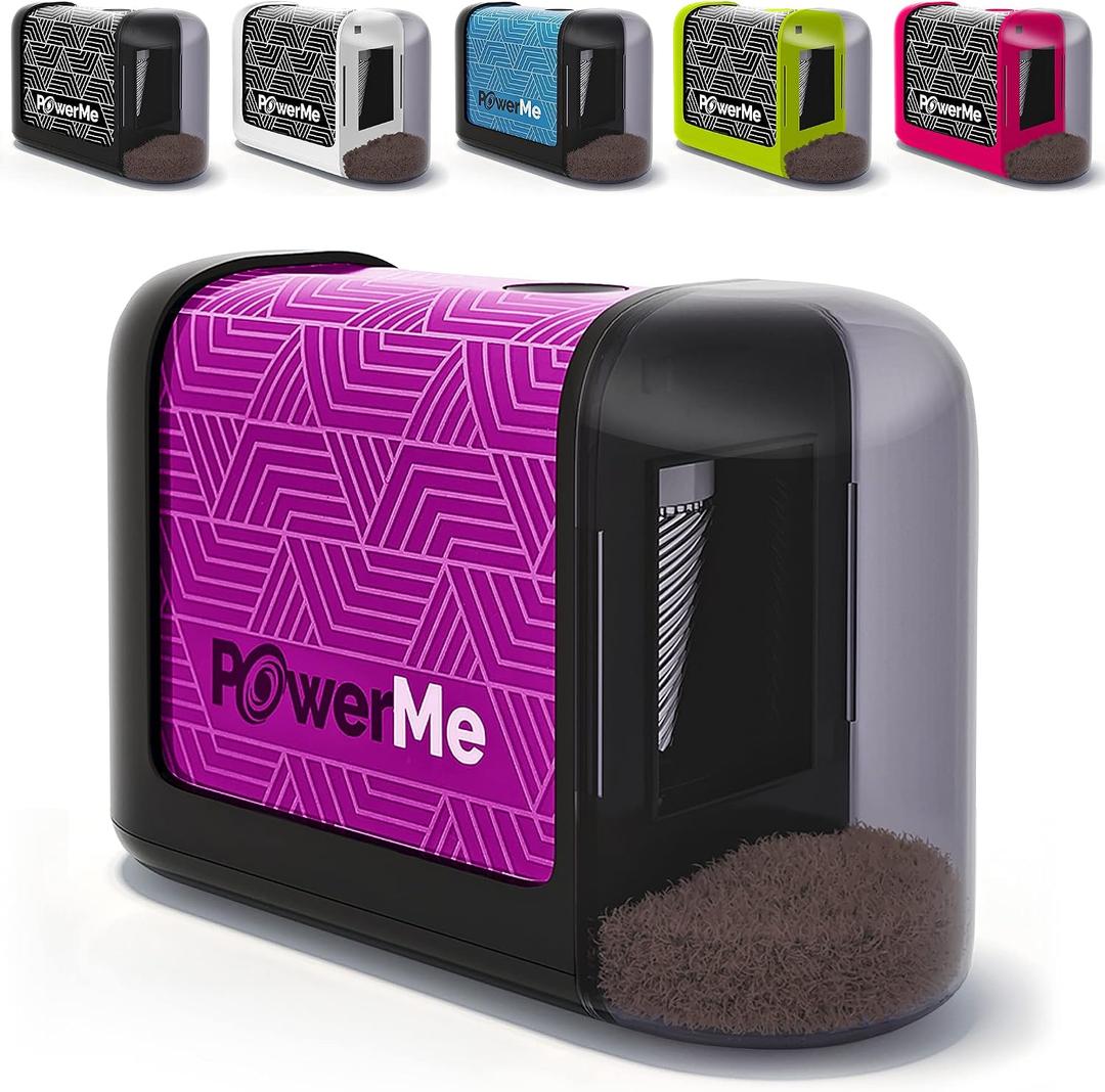 Battery-Operated Electric Pencil Sharpener for Kids, School, Home, Office - for No. 2 Pencils and Colored Pencils