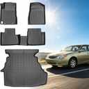 Floor Mats for Toyota Camry 2002 2003 2004 2005 2006, Camry Floor Mats ONLY Sedan, TPE Non-Slip Waterproof Summer Winter, Front & Rear Row & Cargo