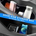 Door Side Storage Tray for Honda CRV Accessories 2023 2024 2025 Front and Rear Door Slot Pocket Tray Organizer Protector Cover Pad for Honda CRV TPE Material 4PCS