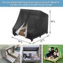 KidKraft Wooden Double Chaise Lounge Cover, Waterproof 34x37x35in