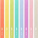 Mr. Pen- Aesthetic Highlighters, 8 Pack, Chisel Tip, Retro Colors, Cute Highlighters Assorted Colors, Cute Markers