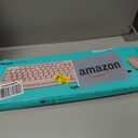 Logitech MK270 Wireless Keyboard and Mouse Combo for Windows, 2.4 GHz, 8 Multimedia Keys, PC, Laptop, Wireless Keyboard Compact Mouse Combo - Rose (1 Pack)