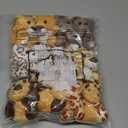 Sumind 12 Pieces Small Stuffed Animals Bulk Gifts Mini Stuffed Forest Jungle Animal Plush Toys 4.8 Inch Cute Elephant Lion Giraffe Tiger for Claw Machine Baby Shower Decorations(Sitting)