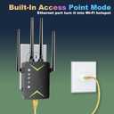 2026 WiFi Extender Booster for Home, Internet Repeater Works with 50 Devices | Easy Setup