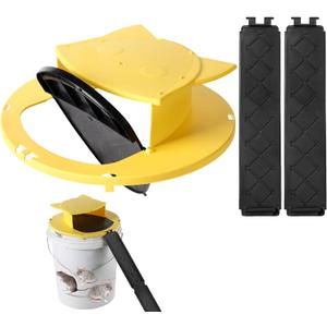 Mouse Rat Trap Bucket,5 Gallon Mouses Rat Traps Indoor for Home,Reusable Bucket Lid Rat Traps Indoor Outdoor,Mouse Catching Tool