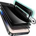 ESR  Pack for iPhone 16 Pro Max Privacy Screen Protector, Anti-spy Tempered-Glass Privacy Screen Protector with Flawless Fit Tray