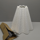 Modern Chandelier, 16" Textured Sofa Fabric Pendant Light for Dining Room, Kitchen, Bedroom, Living Room, Entryway, Soft Ambient Lighting