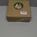 2 Pack Artificial Christmas Garland String Lights with 162 Snowy Red Berries 55 Green Leaves 20 LED Lights Battery Operated for Xmas Mantle Indoor Outdoor Holiday Christmas Decoration