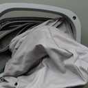 2-Section Laundry Hamper with Lid & Removable Bags, Foldable Clothes Sorter Organizer for Bedroom/Bathroom, 600D Oxford Fabric Storage Bin Portable Clothes Organizer for Home, Dorm, Apartment (50L)