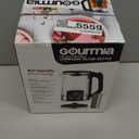 Gourmia Electric Programmable Glass Kettle  1.7L Temperature Control Tea & Coffee Kettle with Digital Touch Display, 6 Presets, Keep Warm, Removable Stainless Steel Infuser, 360 Swivel Base  Black