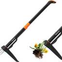 Fiskars 4-Claw Stand Up Weed Puller Tool, Gardening Hand Weeding Tool with 39" Long Ergonomic Handle with Easy-Eject Mechanism 