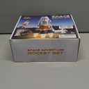 iPlay, iLearn Rocket Outer Space Toys, Kids Spaceship Playset with Space Shuttle, Electric Drill, 2 Astronauts, Educational STEM Take Apart Adventure Gift for 3 4 5 6 7 8 Year Old Boy Girl