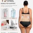 Lover-Beauty Waist Trainer for Women Corset Shapewear Tummy Control Workout Waist Cincher Body Shaper Girdle (Beige, M)