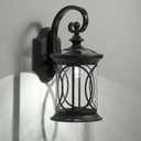 Solar Wall Lights Outdoor, Solar Dusk to Bawn Lights with LED Light Source, Waterproof Porch Lights Outdoor for Front Yards, Backyards, Porch, Garages, HS165S-1