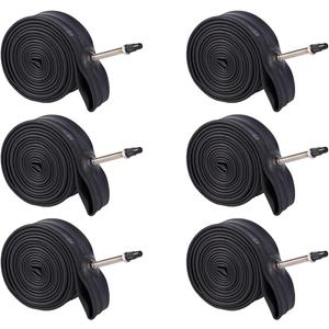 BWSHLF Bicycle Inner Tube 700x18-25/25-32/35-45, Road Bike Replacement Inner Tubes with 48mm & 60mm Presta Valve - 6 Pack