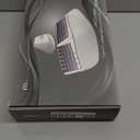 Ergonomic Wireless Keyboard and Mouse Set Creamy Wireless Keyboard Silent Mice Set with Wrist Rest for Computer, Laptop, PC, Mac, Windows (Gray White)