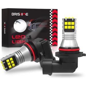 9006 HB4 LED Fog Light Bulbs 6000K Xenon White, Extremely Bright 3030 Chips 9006LL 9006XS LED Bulbs with Projector for Car Fog Lights, Daytime Running Lights DRL(Pack of 2)