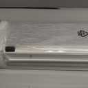 MUSCLEAREA No Drill Motorized Blinds with Remote, Automatic Roller Shades 33.5x72 inches