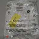 Women's Glitter Sequin Dress Adjustable Spaghetti Strap V Neck Fashion Sparkle Layered Evening Party Dress (White, L)