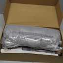 Cloud-Cuddle Cat Window Perch with 4-Sided Bolster, Zipper Design Cushion Window Seat for Window Sill, Sturdy Metal Frame & Easy Assembly Pet Hammock Bed for Indoor Cats (Gray, Large)