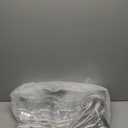 8' X 12' Clear Vinyl Tarp, 14 Mil Clear Tarps Heavy Duty Water Resistant, 400g/m Thickened Tear Resistant with Metal Grommets, for Patio Porch and Garden Chicken Coop