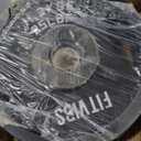 Fitvids Olympic 2-Inch Cast Iron Plate Weight Plate for Strength Training and Weightlifting, Two Hole Style, 25LB Pair