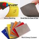 Diamond Paper Sheet Electroplated Mini Size Sandpaper Hook and Loop Nylon Backing for Hand Polishing Glass Porcelain Ceramic 120grit